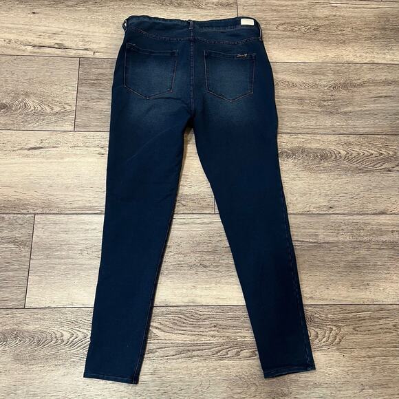 Seven 7 Jeans Women's Size 10 Brooks Knit Denim Legging Stretch Pockets - Picture 2 of 6